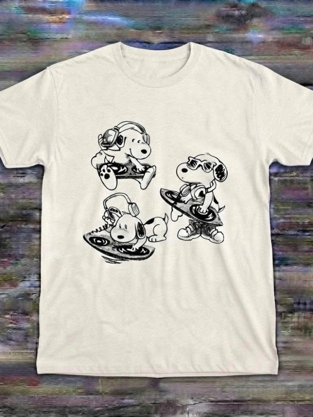 Dj Snoopy white T-shirt